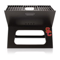 USC Trojans Collapsible Travel Charcoal Grill BBQ